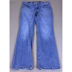 Wrangler Q-Baby Ultimate Riding Jean Womens 17x34 Bootcut Blue Medium Wash Denim